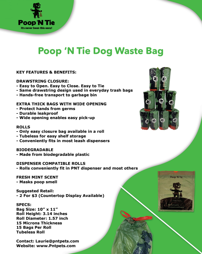 Drawstring Dog Poop Bags – 240 Count